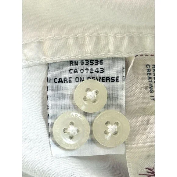 Marc Ecko No. 72 Time Square NY Mens Large Button DN Dress Shirt Skull Tuxedo - Picture 11 of 14